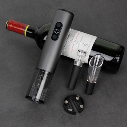 Electric Wine Opener, Rechargeable Automatic Corkscrew , Hands-Free Wine Bottle Opener for Red/White Wine, Gift for Wine Lovers