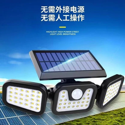 Solar outdoor lighting lamp